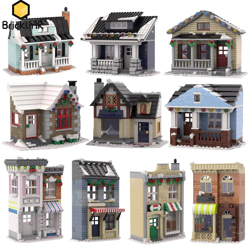 Lego Set Creator - Bricklink Ideas City House Christmas Winter